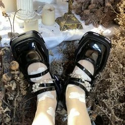 Unzzy DARK MARY JANE SHOES KF82372 HOT SALE