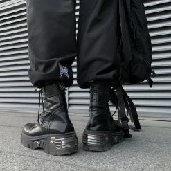 Unzzy Butterfly Embroidery Casual Pants KF50072