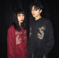 Unzzy Unisex Embroidered Jacket KF90288