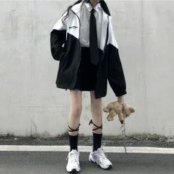 Unzzy Black And White Loose Baseball Uniform KF82257 HOT SALE