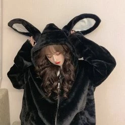 Unzzy Rabbit Ear Coat KF81764 HOT SALE