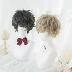 Unzzy HOT SALE Harajuku Short Roll Wig KF81181