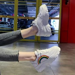 Unzzy Rainbow Sneakers KF81108