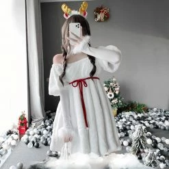 Unzzy Elk Bunny Dress (5-PIECE SET） KF82466