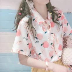 Unzzy Chic Fruit Shirt KF81196 HOT SALE