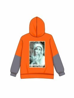 Unzzy BTS Orange Hoodie KF9284 HOT SALE