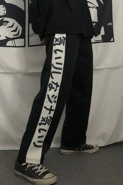 Unzzy HOT SALE Harajuku Plus Velvet Casual Pants KF81021 11 Unzzy HOT SALE Harajuku Plus Velvet Casual Pants KF81021