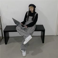 Unzzy Retro Casual Overalls KF82640 9 Unzzy Retro Casual Overalls KF82640