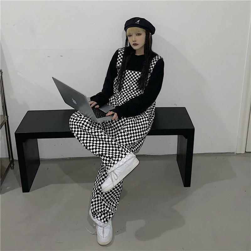 Unzzy Retro Casual Overalls KF82640 5 Unzzy Retro Casual Overalls KF82640