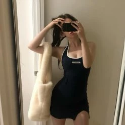 Unzzy Letter Sling Dress KF9343