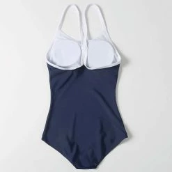 Unzzy HOT SALE Blue Sling One Piece Swimsuit KF82668