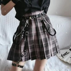 Unzzy Punk Strap Waist Chain KF81541