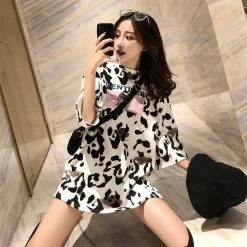 Unzzy HOT SALE Ulzzang Cow T-shirt KF81497
