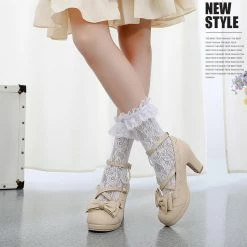 Unzzy Bow High Heels KF9395