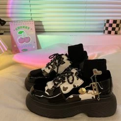 Unzzy Retro All-match Small Leather Shoes KF82708 HOT SALE 8 Unzzy Retro All-match Small Leather Shoes KF82708 HOT SALE