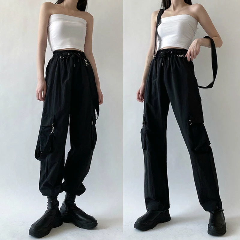 Unzzy HOT SALE Black Fashion Casual Pants KF81874 1 Unzzy HOT SALE Black Fashion Casual Pants KF81874