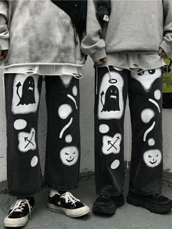 Unzzy Dark Anime Pants KF81168 HOT SALE 10 Unzzy Dark Anime Pants KF81168 HOT SALE