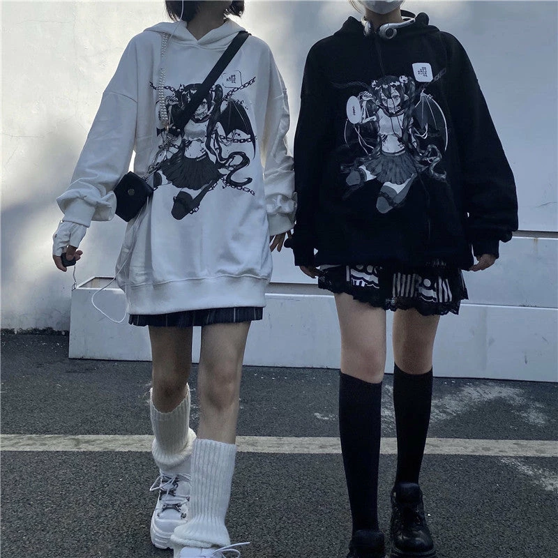 Unzzy Ulzzang Anime Sweatshirt KF81931 2 Unzzy Ulzzang Anime Sweatshirt KF81931