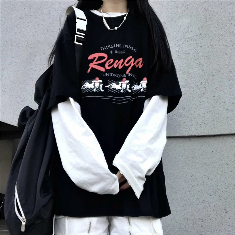 Unzzy HOT SALE Anime Round Neck Long Sleeve Top KF80055 1 Unzzy HOT SALE Anime Round Neck Long Sleeve Top KF80055