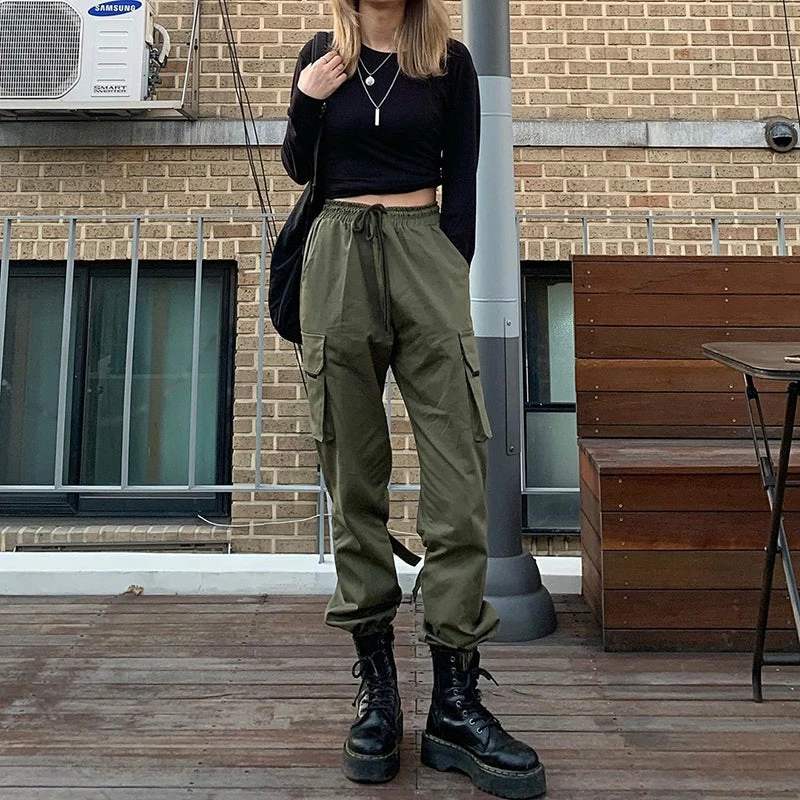 Unzzy HOT SALE Ulzzang Green Pants KF9592 3 Unzzy HOT SALE Ulzzang Green Pants KF9592