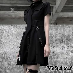 Unzzy Dark Punk Jk Dress KF82167