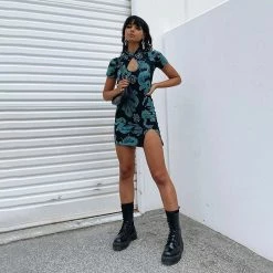 Unzzy HOT SALE Dragon Cheongsam Dress KF81894