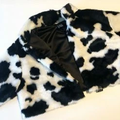 Unzzy Harajuku Cow Jacket KF81710 HOT SALE