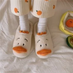 Unzzy HOT SALE Cartoon Plush Cotton Slippers KF82437