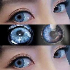Unzzy MASONRY BLUE CONTACT LENS (TWO PIECES) KF23538 All Contact Lenses
