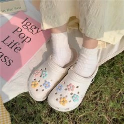 Unzzy HOT SALE Lovely Flowers Slippers KF82198