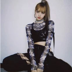 Unzzy HOT SALE Lisa Same Paragraph Two Piece Set KF81316