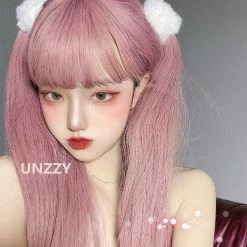Unzzy Pink Long Straight Wig KF81375 HOT SALE