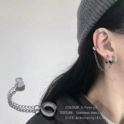 Unzzy HOT SALE Ulzzang Chain Earrings KF81428