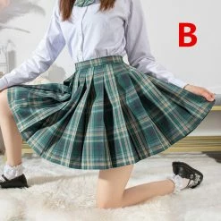 Unzzy Jk Uniform Skirt KF6501 HOT SALE