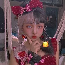 Unzzy Fashion Lolita With Long Curly Hair KF81049