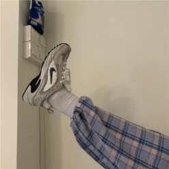 Unzzy Casual Plaid Pants KF81784