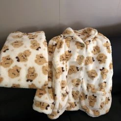 Unzzy HOT SALE Cute Cartoon Plush Two-piece Suit KF82418