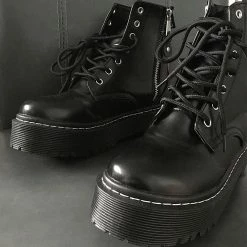 Unzzy Punk Dark Martin Boots KF9217 Shoes/Boots