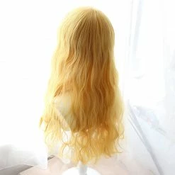 Unzzy HOT SALE Orange Long Roll Wig KF9426 9 Unzzy HOT SALE Orange Long Roll Wig KF9426