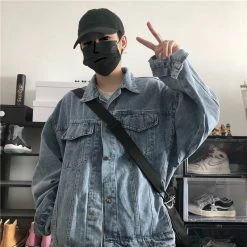 Unzzy Unisex Denim Jacket KF81615