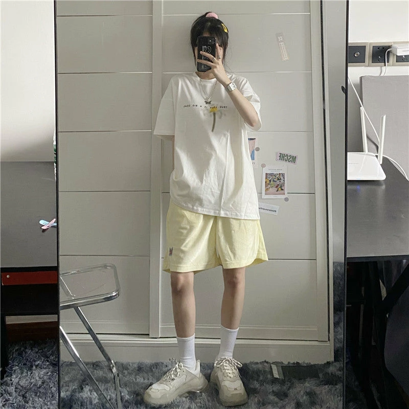 Unzzy Ulzzang Medium Long Pants KF81357 3 Unzzy Ulzzang Medium Long Pants KF81357