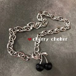 Unzzy Black Cherry Choker KF81953 HOT SALE