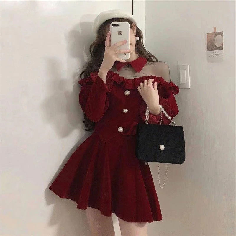 Unzzy Women's High Waist Solid Color Dress KF50521 1 Unzzy Women's High Waist Solid Color Dress KF50521