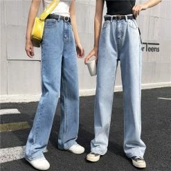 Unzzy HOT SALE Chic Wide Leg Jeans KF90660