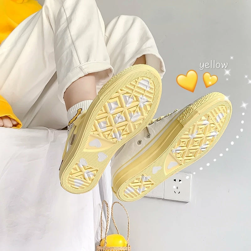 Unzzy Ulzzang Canvas Shoes KF81393 1 Unzzy Ulzzang Canvas Shoes KF81393