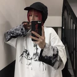 Unzzy Unisex Round Neck Long Sleeve KF90375 HOT SALE