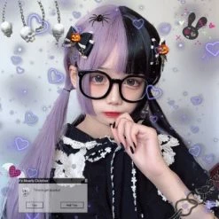 Unzzy Purple Princess Hair KF81050 HOT SALE