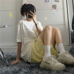 Unzzy Ulzzang Medium Long Pants KF81357 8 Unzzy Ulzzang Medium Long Pants KF81357