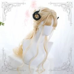 Unzzy HOT SALE Golden Long Roll Wig KF90552
