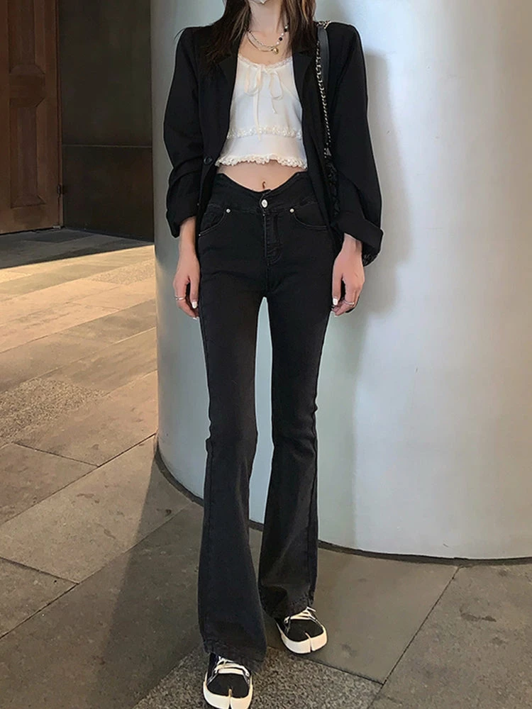 Unzzy Flared Jeans KF82578 HOT SALE 3 Unzzy Flared Jeans KF82578 HOT SALE